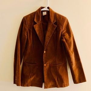 Vtg wrangler cord blazer